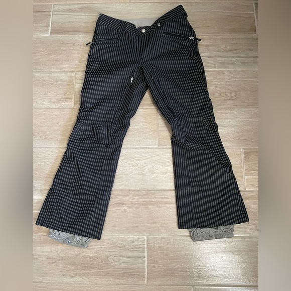 Burton Jackets & Blazers - Women’s Burton DryRide Snowboard Ski Pants Medium Pinstripe